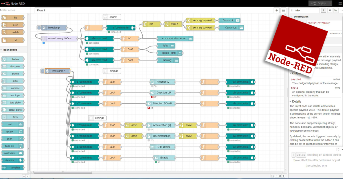 Darmowa i ładna SCADA? Niemożliwe? Sprawdź Node-RED! • iAutomatyka.pl